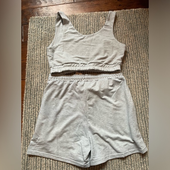 Light Gray Lounge Set or Work Out Set - Picture 2 of 4